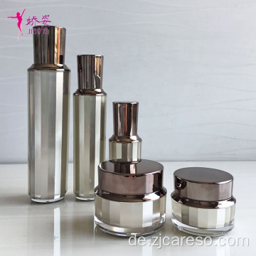 Diamond Bottle Sets Lotionsflaschen und Cremetiegel